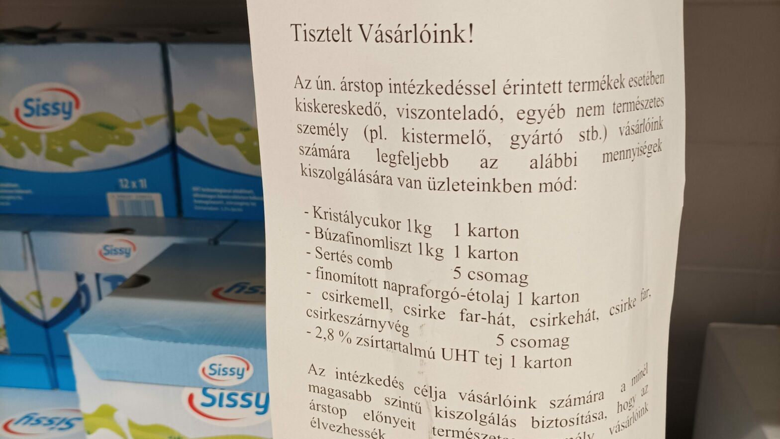 Mennyiségi korlátozást vezet be a Rossmann az árrés-csökkentett termékekre